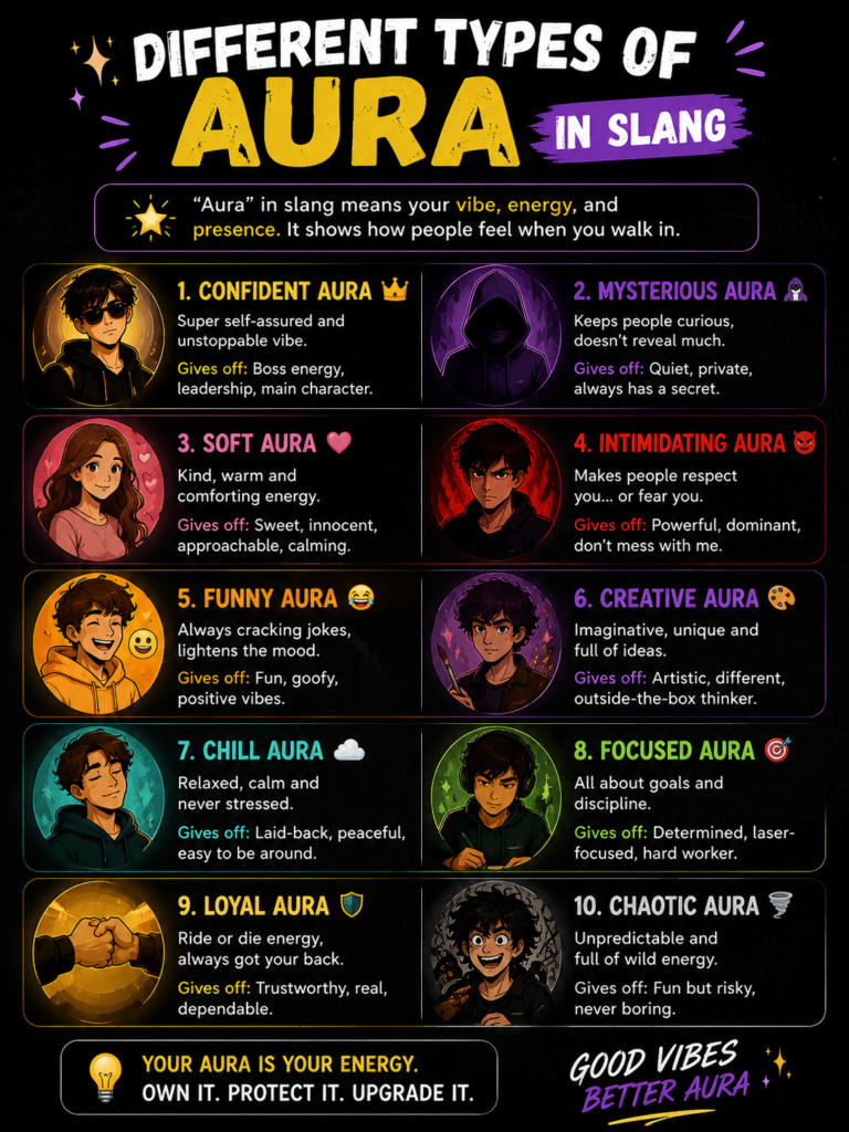 Different Types of Aura in Slang