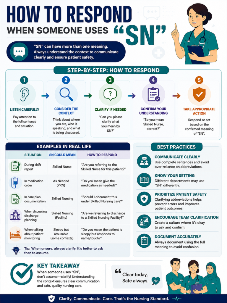How to Respond When Someone Uses "SN"