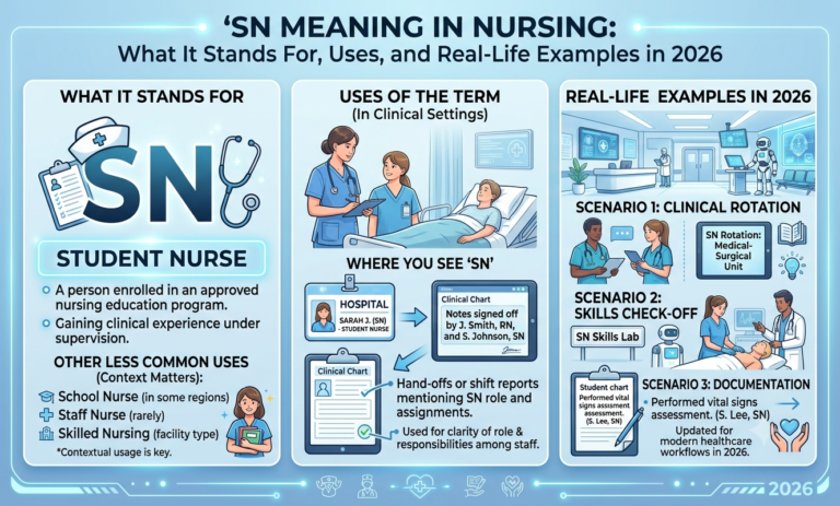 SN Meaning in Nursing What It Stands For, Uses, and Real-Life Examples 2026