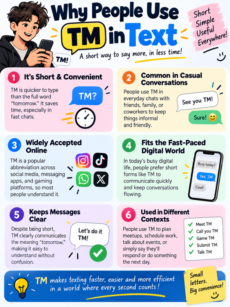 Why People Use TM in Text