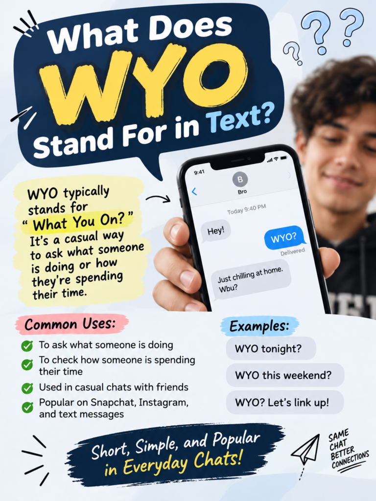 What Does WYO Stand For in Text?