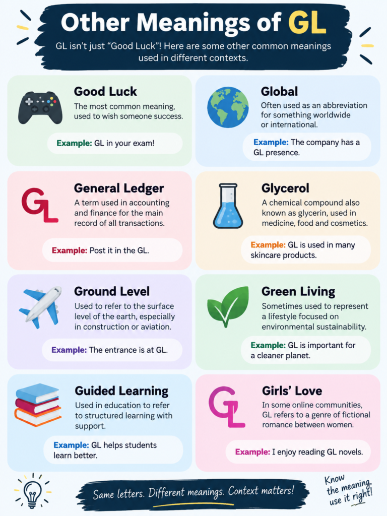 Other Meanings of GL