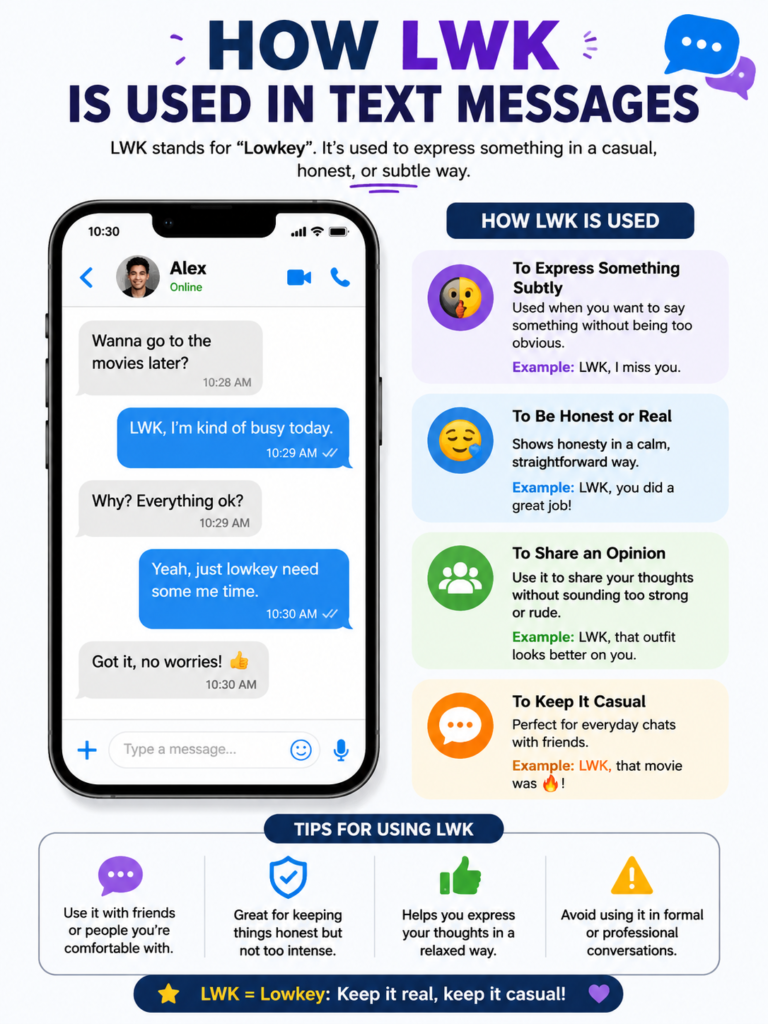 How LWK Is Used in Text Messages