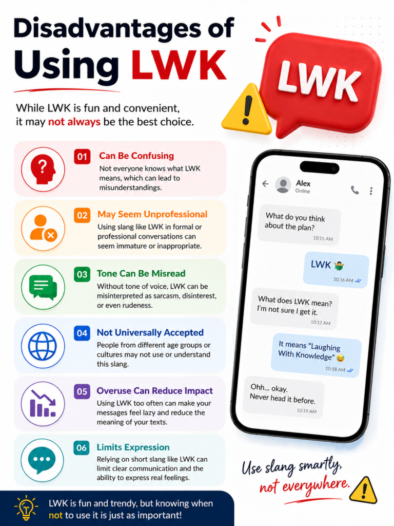 Disadvantages of Using LWK