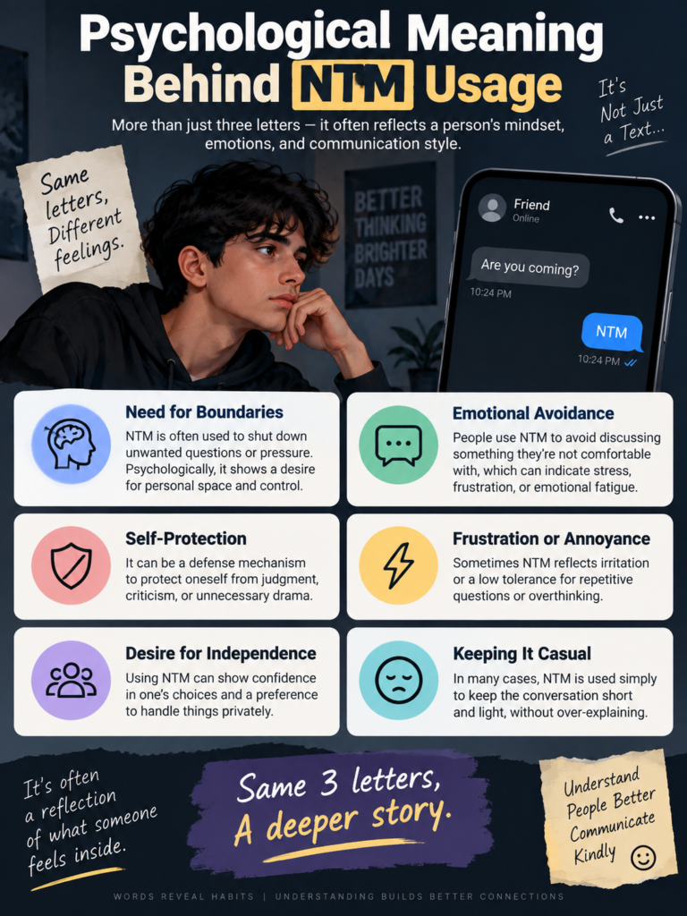 Psychological Meaning Behind NTM Usage