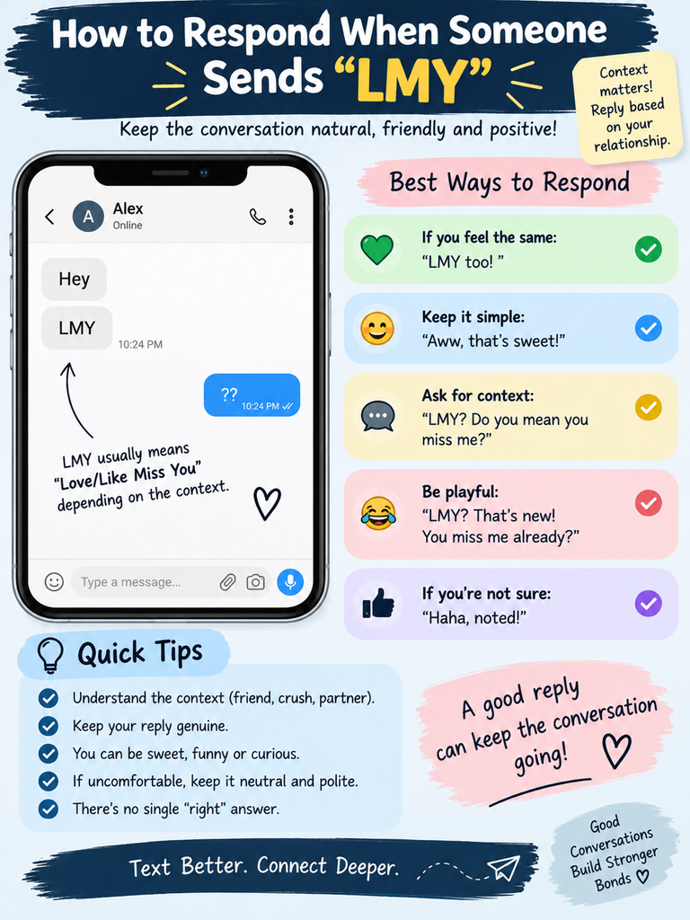 How to Respond When Someone Sends "LMY"