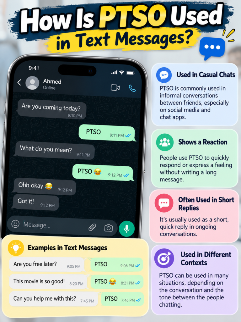 How Is PTSO Used in Text Messages?