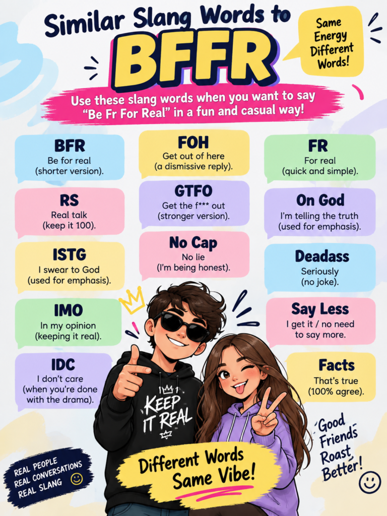 Similar Slang Words to BFFR