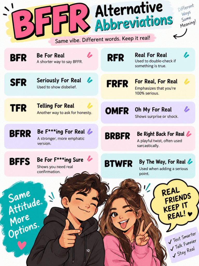 BFFR Alternative Abbreviations