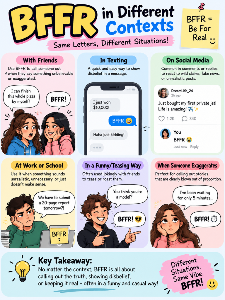 BFFR in Different Contexts