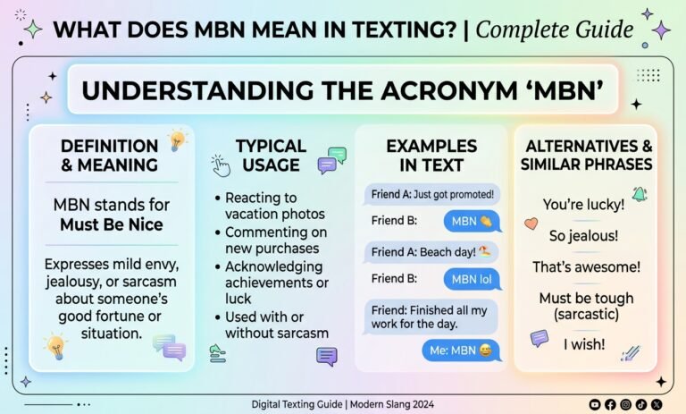 What Does MBN Mean in Texting? Complete Guide to Meaning, Usage, Examples, and Alternatives