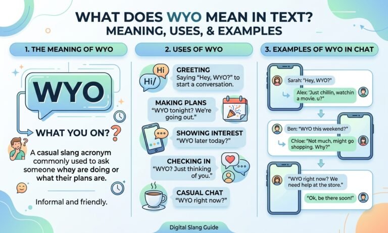 What Does WYO Mean in Text Meaning, Uses, and Examples