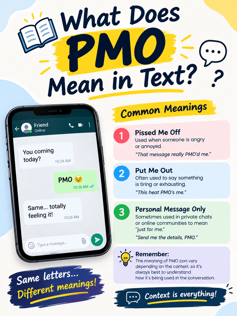 📖 What Does PMO Mean in Text?